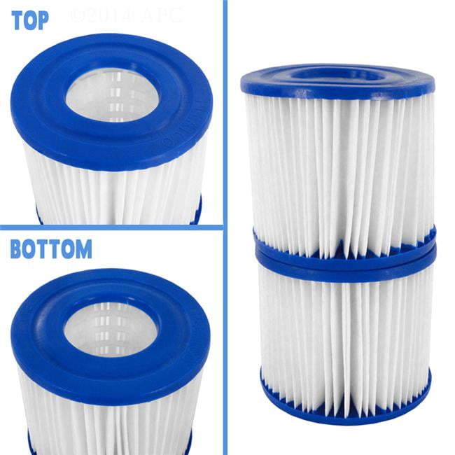 Pool Filter Cartridge Replacement 4.25 x 3.75 in. Pool & Spa Replacement Filter Cartridge, 6 sq ft