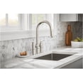 thumbnail image 4 of Gerber D434437 Kinzie 1.75 GPM Widespread Bridge Pull Down Kitchen Faucet - Chrome, 4 of 7