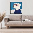 thumbnail image 3 of Stupell Industries Contemporary Sunglasses Hound In The Sun Black Framed Giclee Art, 24 x 24, by YASHNA, 3 of 8
