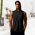 thumbnail image 2 of Men’s Compression Hooded Vest Quick Drying Breathable Yoga Running Training Top, 2 of 7