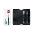 thumbnail image 1 of BORCIANI BONAZZI Passion for Art kit - 5 anti-rolling brushes, UNICO Off-white fiber, 1 of 1