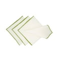 thumbnail image 2 of Linen Napkins With Green Stitch Edges, Set of 4, 2 of 16