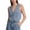 Light Blue, variant on MOJOGO Denim Vest for Women Sleeveless V Neck Vest Single Breasted Button Tops Cropped Layerlook for Office Daily Dark Blue M