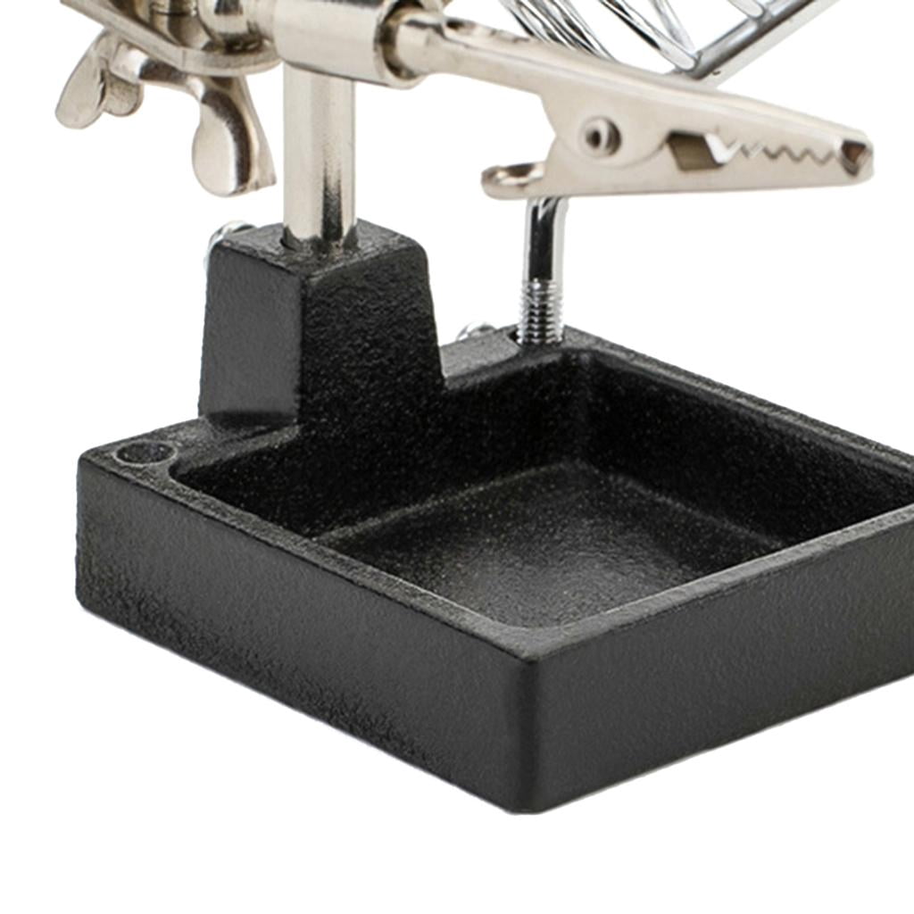 CEORPER Soldering Iron Station Stand with Welding Magnifying Glass Clip Clamp Magnifier