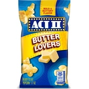 Act II Butter Lovers Popped Popcorn, 1.75 oz. Bags