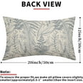 thumbnail image 3 of Dusty Blue Leaf Plant Lumbar Pillow Covers 12X20 Inch Herbs Botanical Fern Vintage Leaves Floral Decorative Pillow Cases Set of 2 Throw Pillows Farmhouse Home Decor For Sofa Couch Cushion Outdoor, 3 of 6