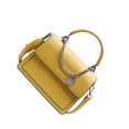 thumbnail image 2 of Sonducket Bolso de hombro de PU para mujer, bolso de almacenamiento, bandolera de viaje, bolso de mano de gran capacidad, bolsos portátiles de moda con Bolsas de mensajero y de hombro Amarillo Sonducket AP013028-01, 2 of 6