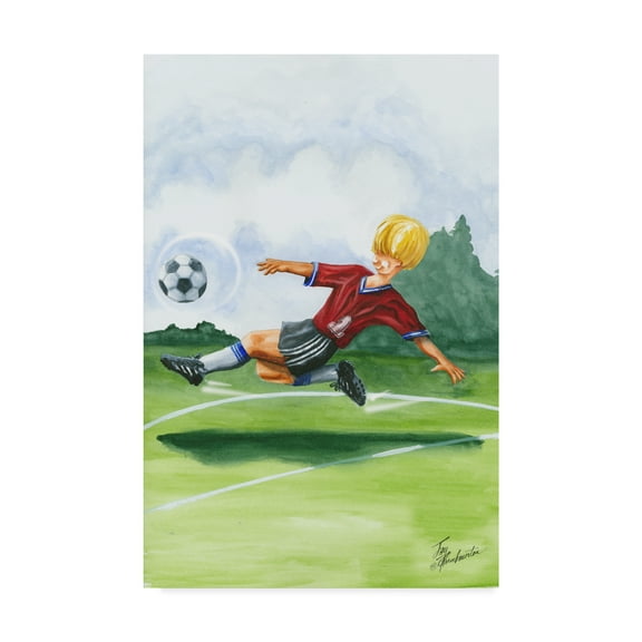 Trademark Fine Art 'Kickin it I' Canvas Art by Jay Throckmorton