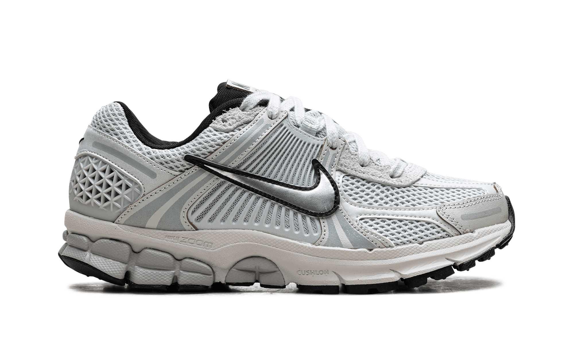 NIKE WOMENS Zoom Vomero 5 WMNS "Light Silver Chrome" FN6742 001 from Stadium Goods