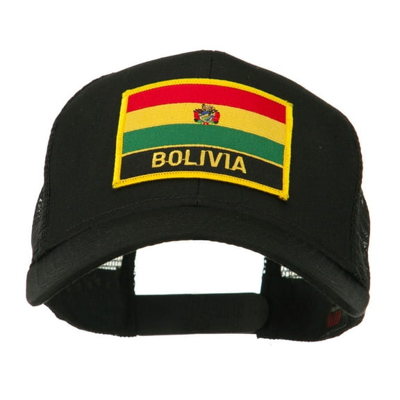 South America Flag Letter Patched Mesh Cap - Bolivia OSFM