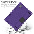 thumbnail image 3 of Dteck Case for Samsung Galaxy Tab S6 10.5" T860 T865 (2019 Released) 10.5-inch,Shockproof Rubber Kickstand Handle Silicone Protective Cover With Shoulder Strap,Purple, 3 of 6