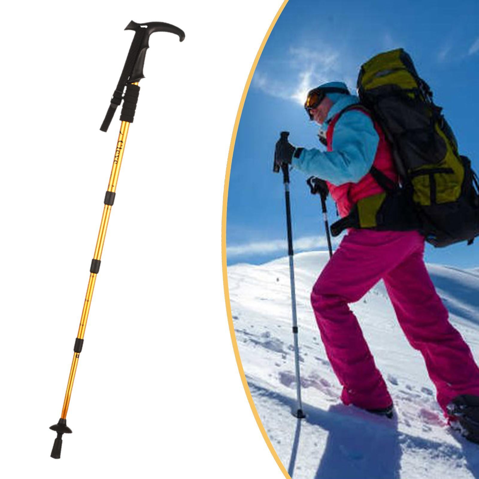 koolsoo Hiking Poles Crutch Anti Sweat Grips Strong Support,Accessories,Walking Cane for gold