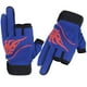 thumbnail image 2 of 1 par de guantes de pesca antideslizantes, guantes deportivos con 3 dedos cortados para equipos de pesca al aire libre, color azul, 2 of 14