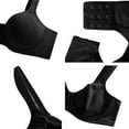 thumbnail image 6 of HSIA Smooth Full Figure Minimizer Bras T-shirt Bra with Unlined Non Padded Bra for Heavy Breast,Plus Size Black,38DD, 6 of 9