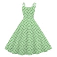 thumbnail image 1 of TJAZFJPA Robe de Maternité Florale Robes Vintage pour Femmes Sans Manches Longueur Genou Rétro Ligne A Évasée Swing Formelle Bal Fête Robe Taille Empire Robes pour Femmes Robes d'Hiver Femmes Tendance 2147, 1 of 3