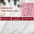 thumbnail image 7 of Valances for Windows Christmas Ball Rod Pocket Cafe Window Treatments Valance Curtains for Kitchen Bathroom Laundry Basement Windows 54"x18", 7 of 7