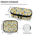 thumbnail image 7 of Jiueut Flower Lemon Insulin Storage Bag Pen Insulin Travel Bag for Diabetics Insulin Bags for Women Storage Bags with Zipper Lightweight Insulin Pocket with Extra Room, 7 of 7