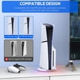 thumbnail image 2 of Support Vertical pour Console PS5 Slim Édition Disque et Numérique avec 14 Modes Lumineux LED, Base RGB de Remplacement pour Playstation 5 Slim, 2 of 7