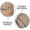 thumbnail image 3 of GAXIRE Golf Club Storage Basket Wicker Umbrella Stand Light Brown Rattan Organizer 1Pack, 3 of 6