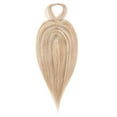 thumbnail image 2 of MY-LADY Clip in Toupee Women Topper 100% Real Remy Human Extensions Silk Top 130% Density Hairpiece for Thinning Hair #18P613 Ash & Bleach Blonde 14", 2 of 10