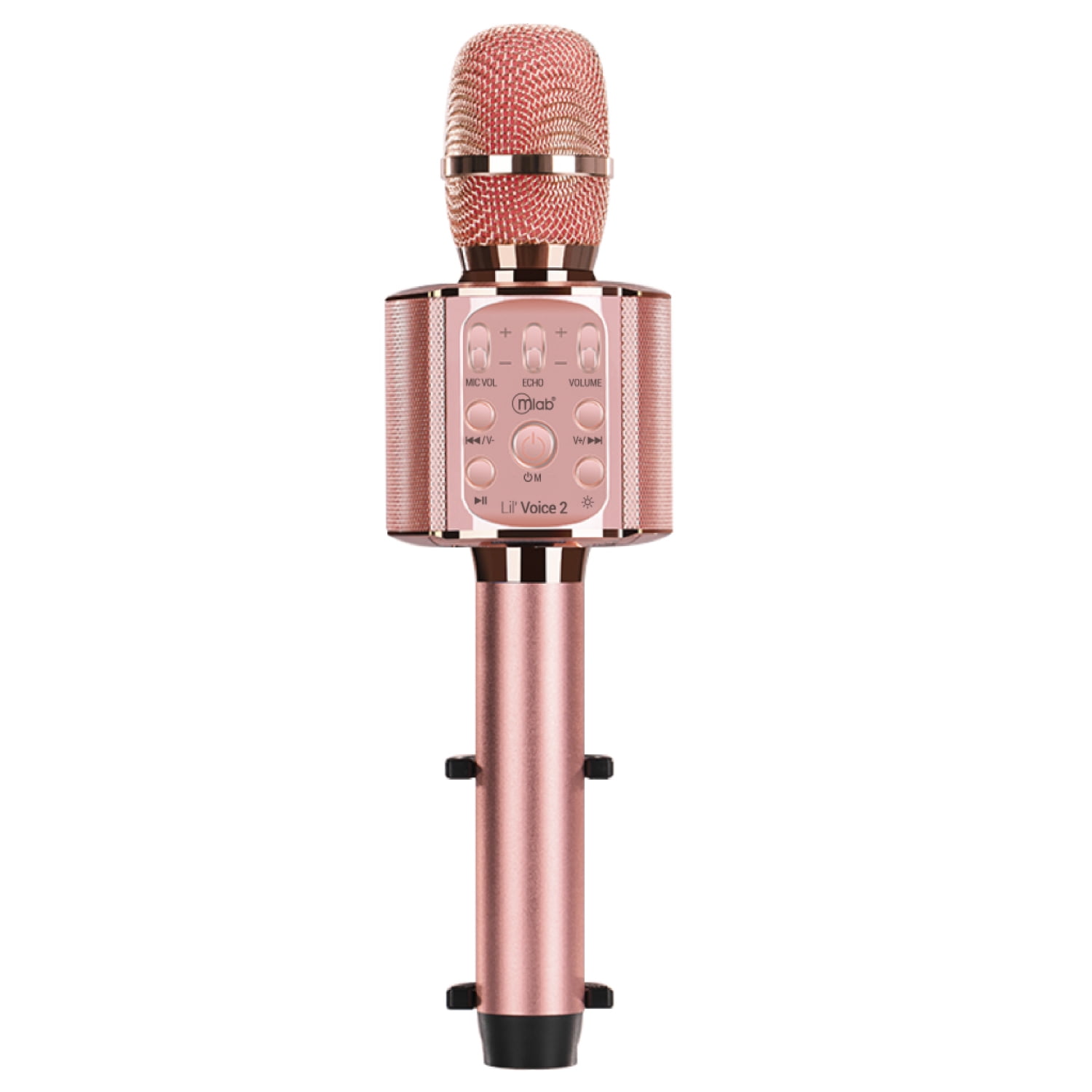 Microlab Mic Karaoke Lil Voice Led Soporte Pink | Knasta Chile