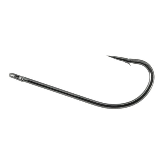 Saltx 2X Long Shank J‑Hook Size 1/0 – Black Nickel Finish