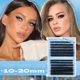 thumbnail image 3 of Kit de extensión de pestañas Lanflower Fluffy Lash Clusters 80D 100D, 3 of 7