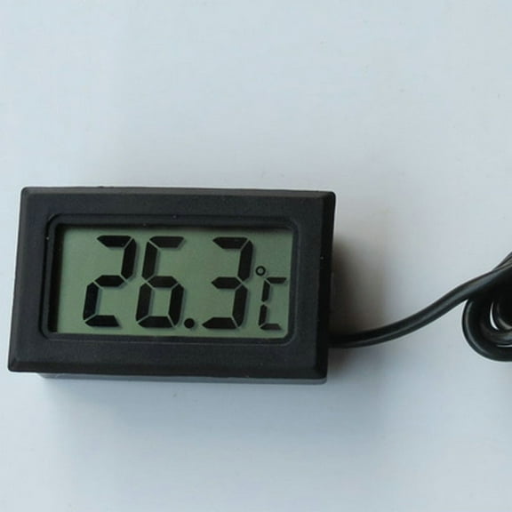 Waterproof Digital Thermometer 5Pcs Set For Reliable Temperature Measurement Black