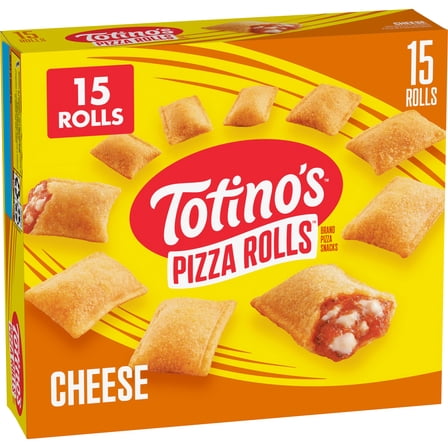 Totino's Pizza Rolls, Cheese Flavored, Frozen Snacks, 15 Rolls, 7.5 oz