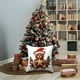 thumbnail image 4 of Funda de almohada con estampado navideño, con muñeco de nieve, Papá Noel, árbol de Navidad y renos., 4 of 6