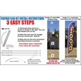 thumbnail image 2 of Solid Yellow Advertising Feather Banner Swooper Flag Sign with Flag Pole Kit and Ground Stake, 2 of 4