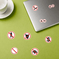 thumbnail image 3 of 35pcs Warning Stickers Safety Signs DIY Stickers for Laptops Suitcases Phones, 3 of 9
