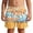 Orange, variant on Shachafan Boys Beach Shorts With Gradient Ice Print For Summer Lightweight Swim Trunks For Kids Comfortable Fit Ideal For Sand And Surf Checke Shorts