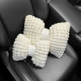 thumbnail image 4 of Kmxyo Head Neck Cushion with Zipper Bow Shape Breathable Neck Rest Head Support Auto Interior for Auto, 4 of 8