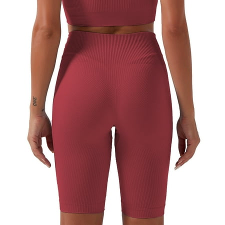 

Dadaria Long Underwear Women Quick-drying Yoga Clothes Fitness Tights Yoga Pants Red L Women