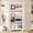 61''+White + Steel, variant on 71" H 2-Door Black Metal Storage Cabinet with Lock, Adjustable Shelves, Tall Locker for Bedroom, Living Room, Kitchen