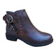 thumbnail image 1 of Botines Adomicilies para mujer, piel sintética, color marrón, talla 7, 1 of 4