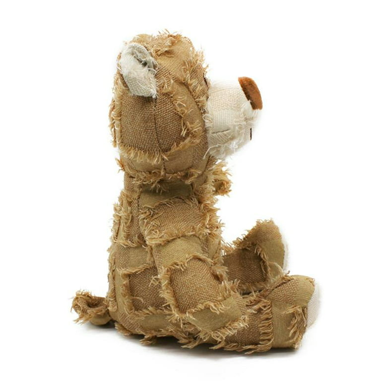 Pet Plush Stuffing Bear Doll Toy for Dogs, Puppy Bite Resistant Chewing Toy  Squeaky Toy for Teeth Cleaning