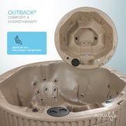 Aqualife by Strong Spas Outback 6 Person Plug & Play Hot Tub Spa, Cobblestone