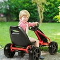 thumbnail image 5 of Go Kart Pedal Car Kids Ride On Toys Pedal Powered 4 Wheel Adjustable Seat Black, 5 of 12
