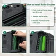 thumbnail image 4 of JoyBros 4 Sets of Replacement Roller Brushes/Debris Extractor Compatible for iRobot Roomba i&e&j Series E5 E6 i1 i1+ i7 i7+ i7 i6 i6+ i3 i3+ i4 i4+ i8 i8 j7 j7+, 4 of 7