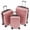 Pink/3p, variant on Alvantor Hardside Luggage with Spinner Wheels Expandable and TSA Lock Hard Shell Lightweight Roller Suitcase