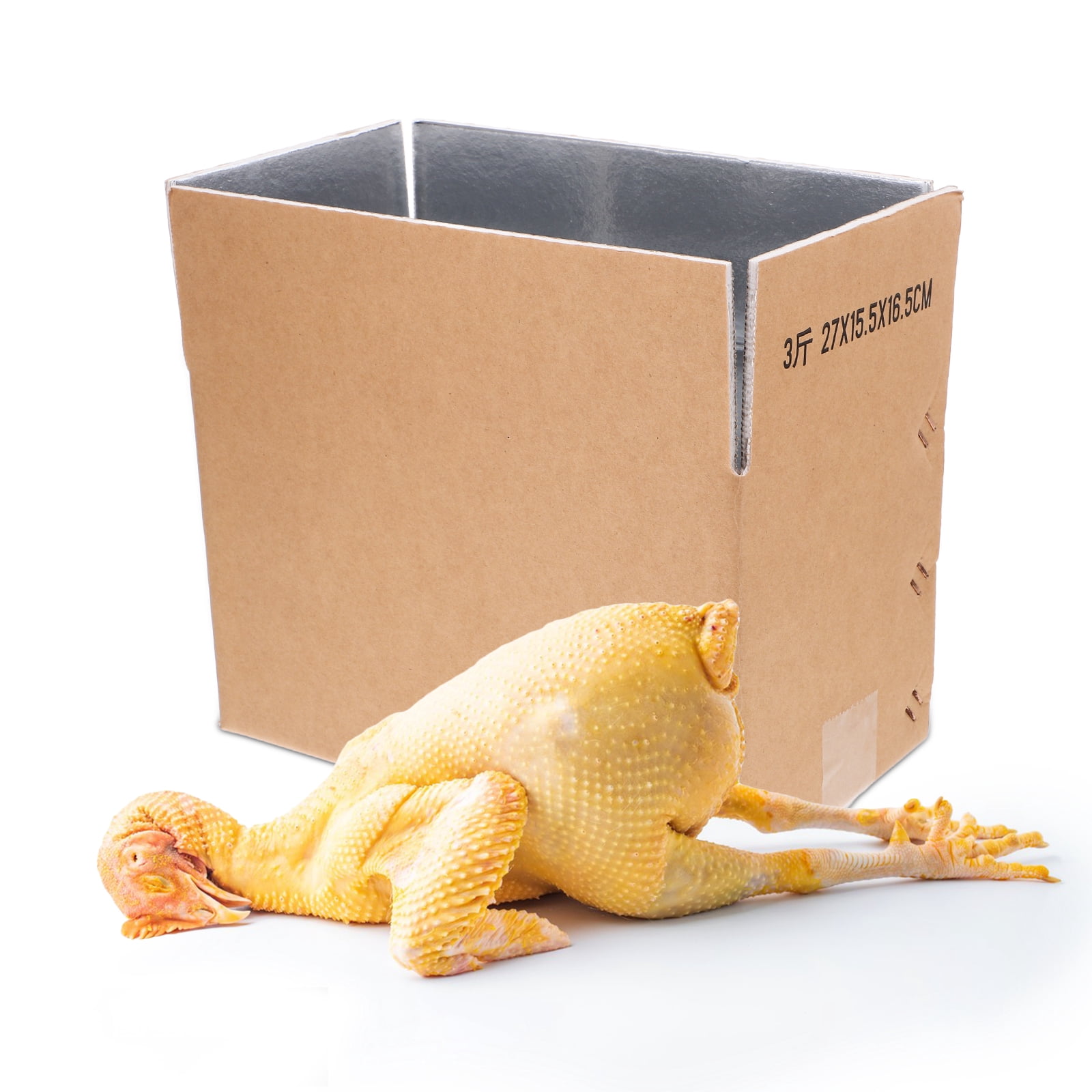 2pcs Insulated Shipping Box for Cold Storage, Reusable Cooler Box Aluminum Foil Insulation Cold Shipping Boxes for Fresh Seafood Packaging Supplies