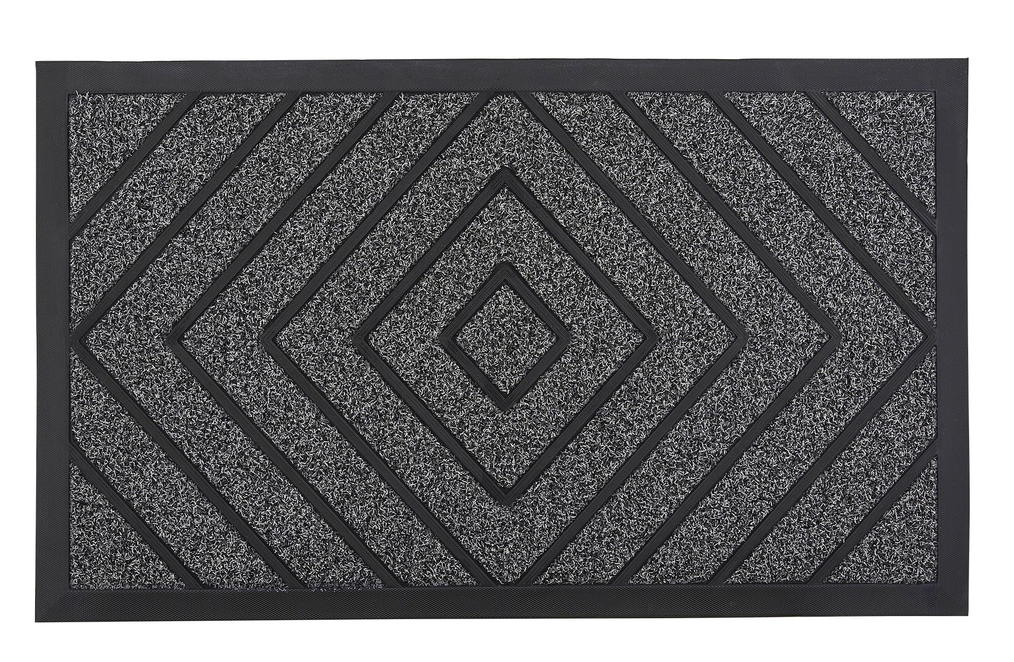 Superio Grey Diamond Coir Doormat 18"x30" Walmart Canada