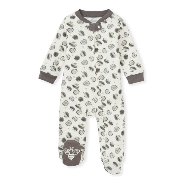 Burt's Bees Baby Baby Boy Sleep and Play PJs, 100 Organic Cotton One
