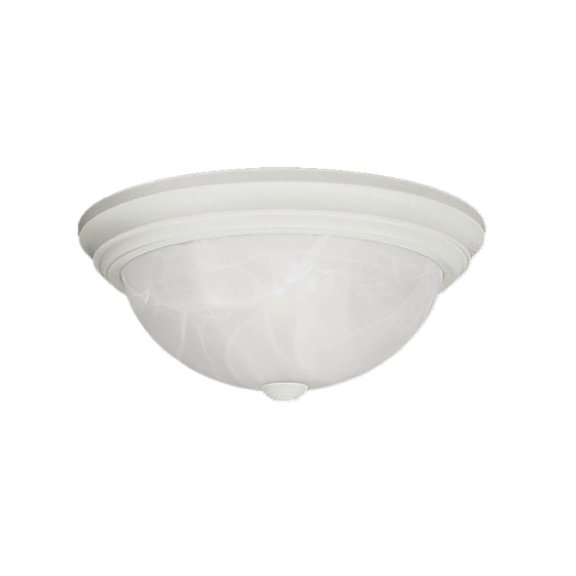 Millennium Lighting 3-light Metal Flushmount Ceiling Light in Textured White
