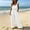 White, variant on Gamviast Women's Jumpsuit V Neck Sleeveless Wide Leg Romper with Pockets Lightweight Loose Fit Casual Vacation Resort Travel Party Evening Outfits Red XL