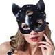 thumbnail image 2 of Women Cats Mask Half Face Cats Mask Leather Cats Ears Mask Cosplay Costume Accessory, 2 of 5