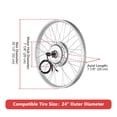 thumbnail image 3 of Yescom Kit de Conversion de Moteur de Bicyclette Électrique pour Roue Arrière de Vélo Électrique 24 Pouces 750W 36V, 3 of 9