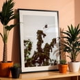 thumbnail image 4 of Skyward Magpie - Athens Greece Photography Bird Nature Wildlife Scenic Forest Woodland Minimalist Black Framed Wall Art Print 12 x 16 inches, 4 of 13